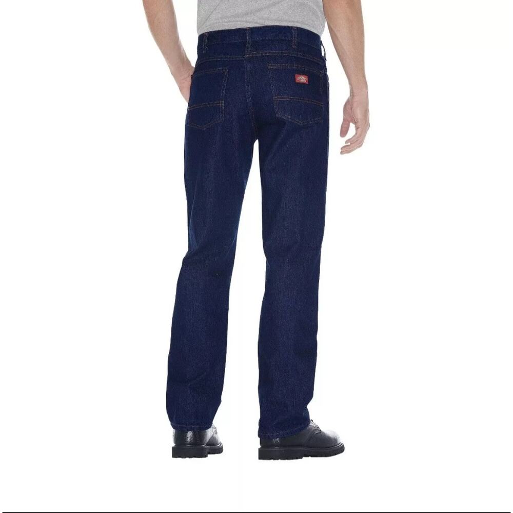 Dickies Men's Industrial Blue Jeans Indigo Blue Size 40x34
